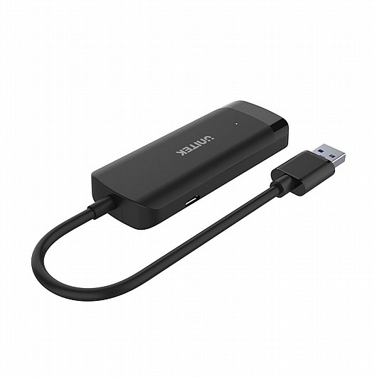 ���� uHUB Q4+ 4-in-1 Powered USB 3.0 Ethernet Hub H1111A