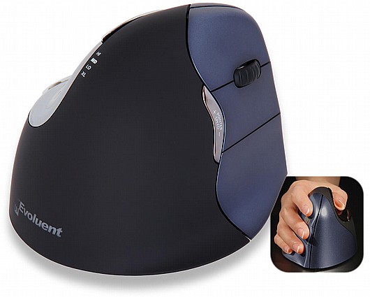���� ������ �������� ���� ��� Evoluent VMCRWG Right Gold Wireless ergonomic VerticalMouse C