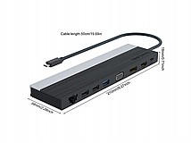 ���� ����� ���������� 3 ����� Wavlink TYPE-C WL-UMD03