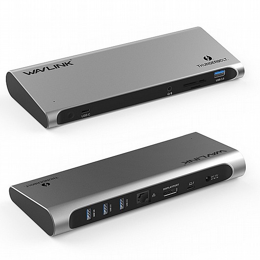 תחנת עגינה אוניברסלית למחשב נייד Wavlink Thunderbolt WL-UTD03/WL-UTD03H 4K