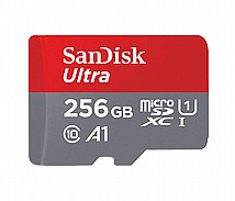 כרטיס זיכרון SanDisk Ultra SDSQUNR-256G 256GB Micro SD סנדיסק כרטיס זיכרון SanDisk Ultra SDSQUNR-256G 256GB Micro SD סנדיסק