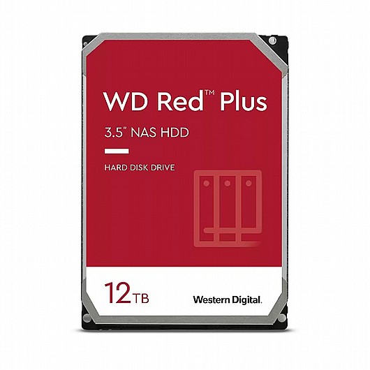 ���� ���� Western Digital Red Plus NAS Hard Drive WD120EFBX 12TB