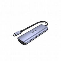 מפצל UNITEK uHUB Q4 Advanced 4-in-1 USB-C Hub H1302A מפצל UNITEK uHUB Q4 Advanced 4-in-1 USB-C Hub H1302A