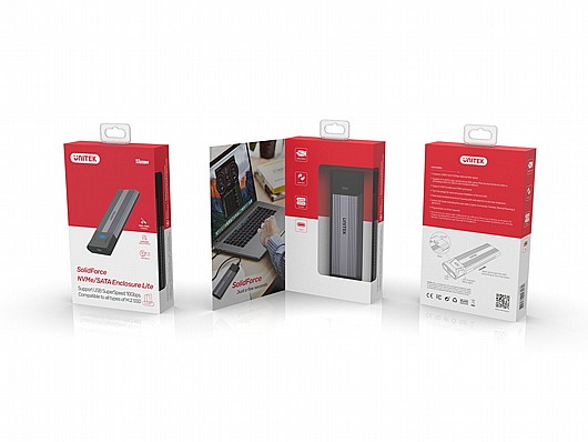���� ������ UNITEK USB3.1 Gen2 Type-C to M.2 SSD NVMe Enclosure S1204B