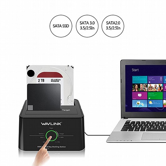 ����� ������ Wavlink USB3.1 Type-C Dual Smart Docking WL-ST334UC