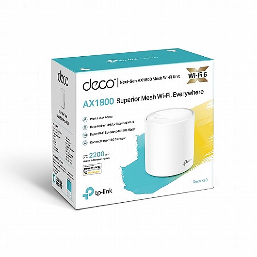 ����� MESH � Deco X20 AX1800 Mesh 1-Pack TP-Link