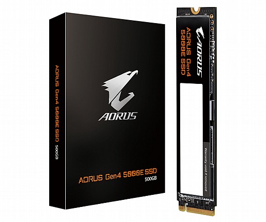 ���� ����� Gigabyte AORUS Gen4 5000E SSD 500GB