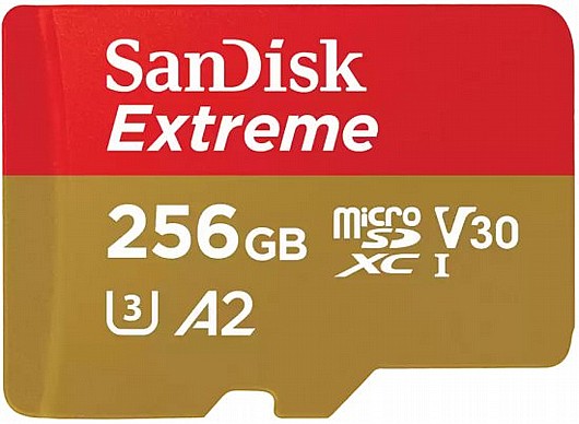 ����� ������ SanDisk Extreme Extreme 256GB uSD SDSQXAV-256G-GN6MN 256GB Micro SD ������