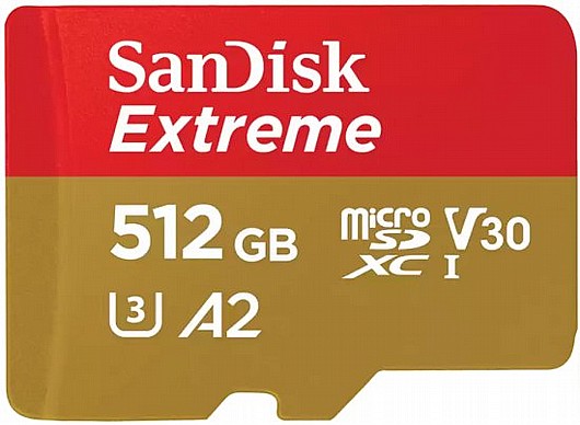 ����� ������ SanDisk Extreme Extreme 512GB Micro SD SDSQXAV-512G-GN6MN 512GB Micro SD ������