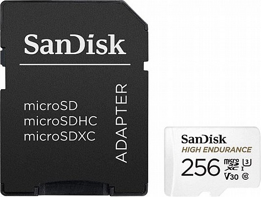 ����� ������ SanDisk Max Endurance 256GB Micro SDXC SDSQQVR-256G-GN6IA 256GB Micro SD ������
