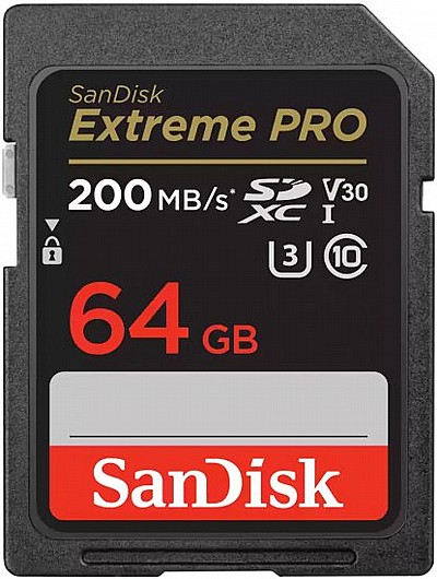 ����� ������ SanDisk Extreme Pro Extreme PRO 64GB SDHC SDSDXXU-064G-GN4IN 64GB SD ������