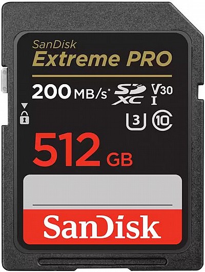 ����� ������ SanDisk Extreme Pro Extreme Pro 512GB SDXC SDSDXXD-512G-GN4IN 512GB SD ������