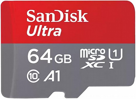 ����� ������ Sandisk Ultra 64GB Micro SD 140Mb/s SDSQUAB-064G-GN6MN