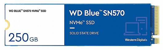 ���� ���� ����� Blue SN570 NVMe WDS250G3B0C Western Digital