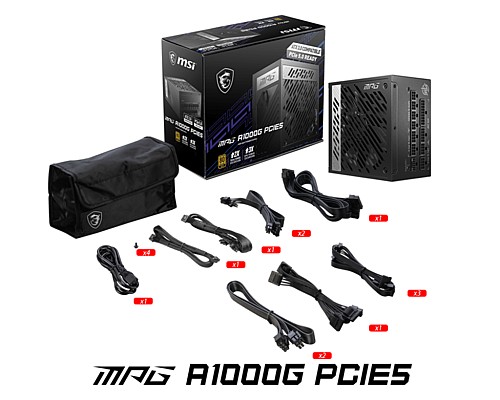 ��� �� MSI MPG A1000G PCIE5 80 PLUS GOLD