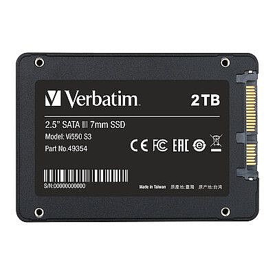 ���� SSD ����� VERBATIM Vi550 S3 25 SSD 2TB 