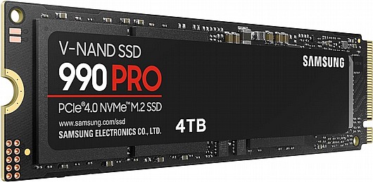 ���� SSD ����� Samsung 4TB 990 PRO NVMe M.2 MZ-V9P4T0BW