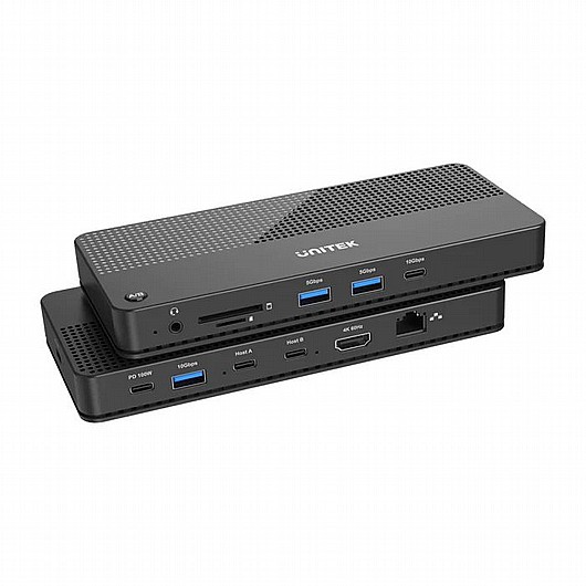 ���� ����� UNITEK D1079A USB4 8K Multi-Port Hub