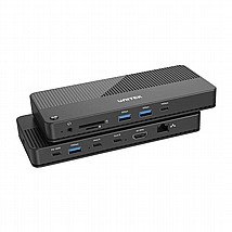 תחנת עגינה UNITEK D1079A USB4 8K Multi-Port Hub תחנת עגינה UNITEK D1079A USB4 8K Multi-Port Hub