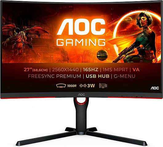 ��� ���� �27 ������ AOC CQ27G3SU QHD