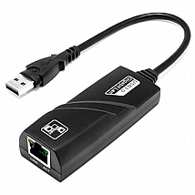 מתאם רשת PROTEC DM2312 USB 3.0 to RJ45 Gigabit Ethernet מתאם רשת PROTEC DM2312 USB 3.0 to RJ45 Gigabit Ethernet