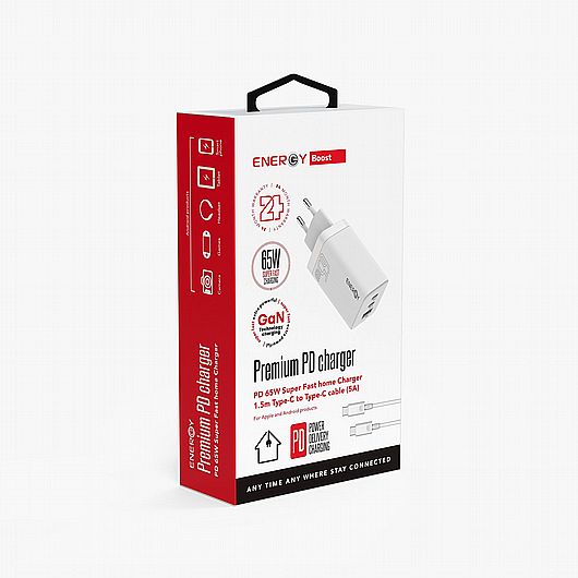����  ��� ���� Energy BOOST PD 65W TYPE-C 1.5