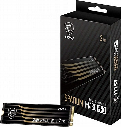 ���� MSI SPATIUM M480 PRO PCIe 4.0 NVMe M.2 SSD 2TB