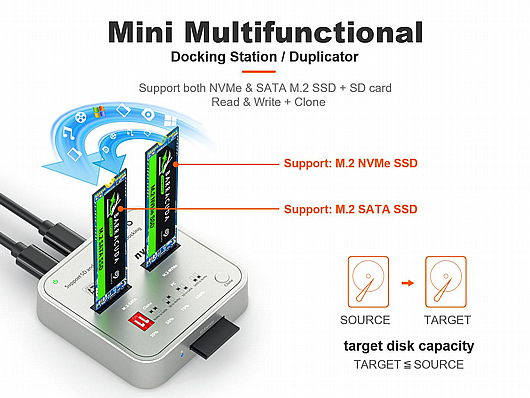 ���� ����� ������ ������ MAIWO K3016CL NVMe / SATA M.2