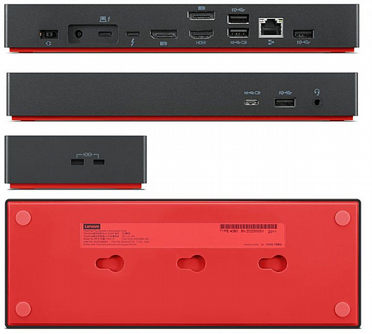 Thunderbolt 4 USB-C Thunderbolt 4 Workstation Dock 40B00300IS Lenovo �����
