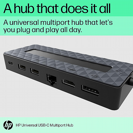 ���� ����� HP Universal USB-C Multiport Hub 50H55AA