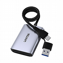 ���� ����� UNITEK V1427A01 TYPE-C/A TO DUAL 1080P HDMI
