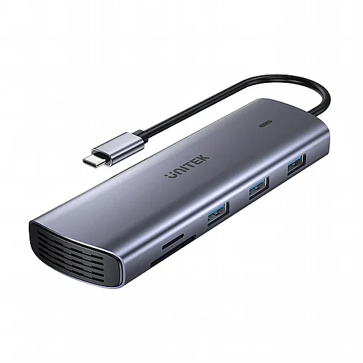 ���� ����� UNITEK USB-C 8K Docking Station with 100W PD D1104A01