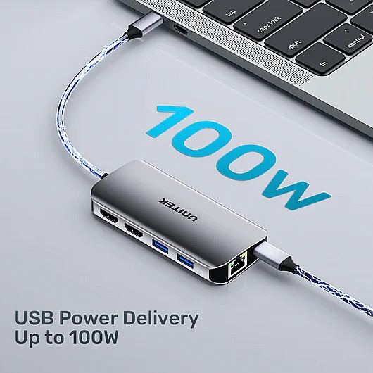 ���� UNITEK uHUB P5+ 5-in-1 USB-C H1107E
