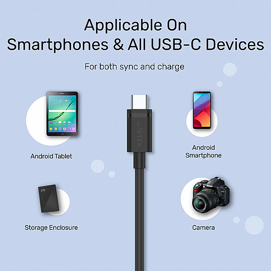 ��� ������ USB 3.0 ������ UNITEK C14103BK-2M USB-C