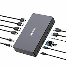 ���� ����� Verbatim Pro Docking Station 15 Port with SSD slot