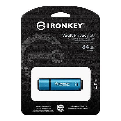 ���� ���-�� ����� KINGSTON Kingston IronKey Vault Privacy 50 IKVP50/64GB 64GB