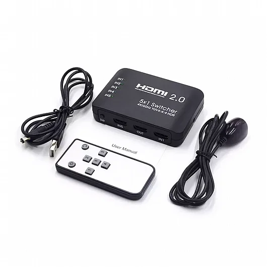 ���� ���� GOLD TOUCH E-HDMI-SW5-4KHDR HDMI2.0 Switch 5IN1