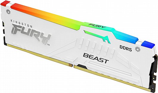 ����� ����� Kingston FURY Beast DDR5 White RGB 5200MHz 2x16GB KF552C40BWAK2-32