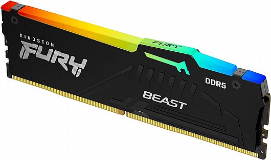 ����� ����� Kingston FURY Beast DDR5 White RGB 5600MHz 2x16GB KF556C40BWAK2-32