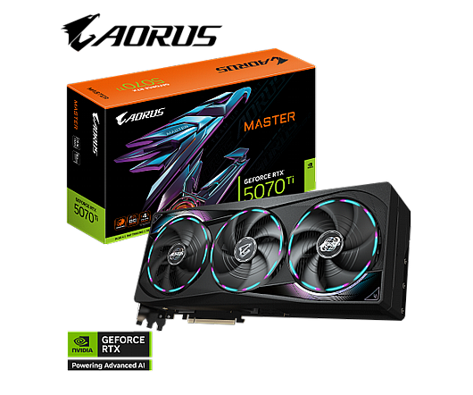 ����� ��� GIGABYTE GeForce RTX 5070 Ti AERO OC 16G GV-N507TAERO OC-16GD