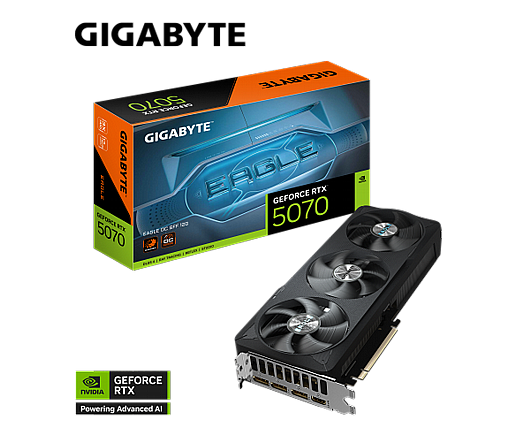 ����� ��� GIGABYTE GeForce RTX 5070 WINDFORCE OC SFF 12GB GV-N5070WF3OC-12GD