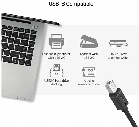 ��� UNITEK USB to DC 5.5 Power Cord Y-C4046BK