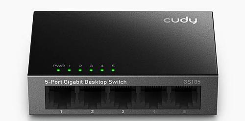 ���  CUDY HS105-IL 2.5G Port Switch