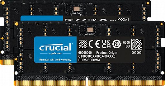 ������ ������ ���� Crucial 2X64GB 5600Mhz CT2K64G56C46S5