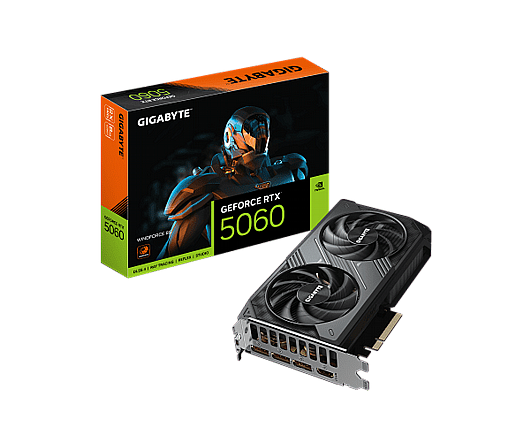 ����� ��� Gigabyte GeForce RTX 5060 WindForce 2 8GB GV-N5060WF2-8GD