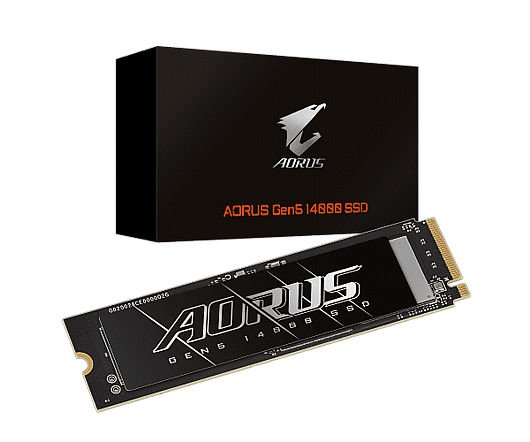 ���� ����� Aorus Gen5 14000 SSD 4TB NVMe AG514K4TB