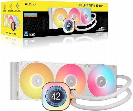 ������ ����� ��� Corsair iCUE TITAN 360 RX LCD CW-9061023-WW
