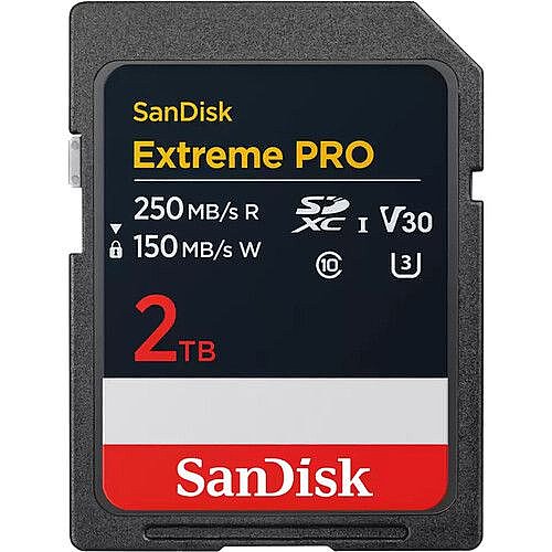 ����� ������ SanDisk 2TB Extreme PRO SDXC SDSDXXD-2T00-GN4IN
