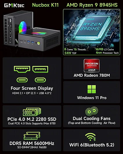 ���� ���� ��� Gmktec NucBox G2 Plus