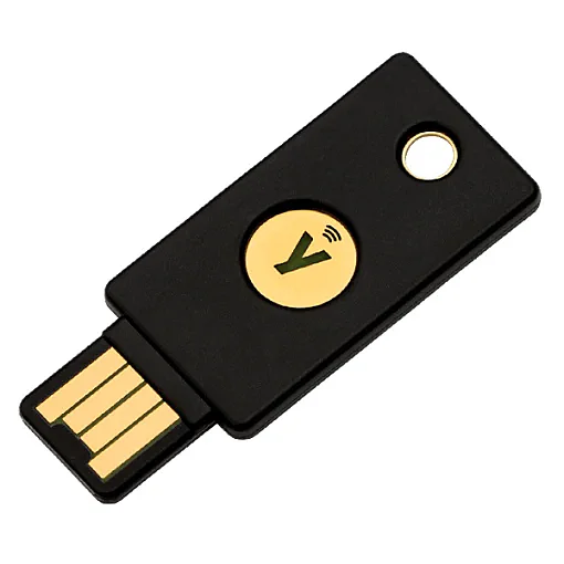 ���� ����� ������ YubiKey 5C NFC